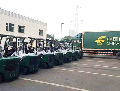 中國郵政采購杭州叉車案例