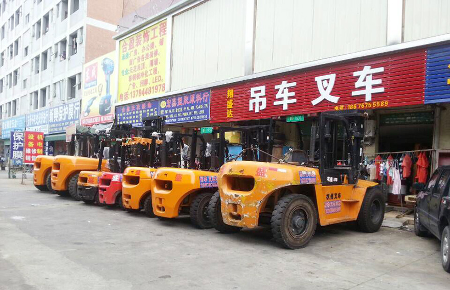 深圳搬運行業采購杭州叉車案例